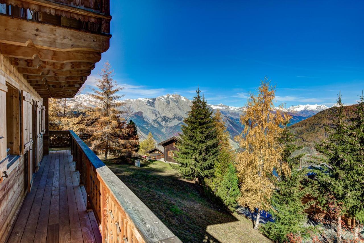 Chalet Le Chapeau La Tzoumaz Εξωτερικό φωτογραφία